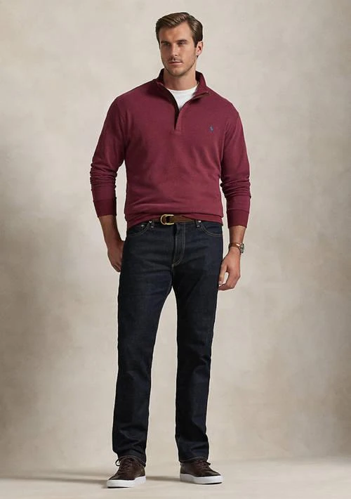 Ralph Lauren Big 
Tall Luxury Jersey 1/4 Zip Pullover 4