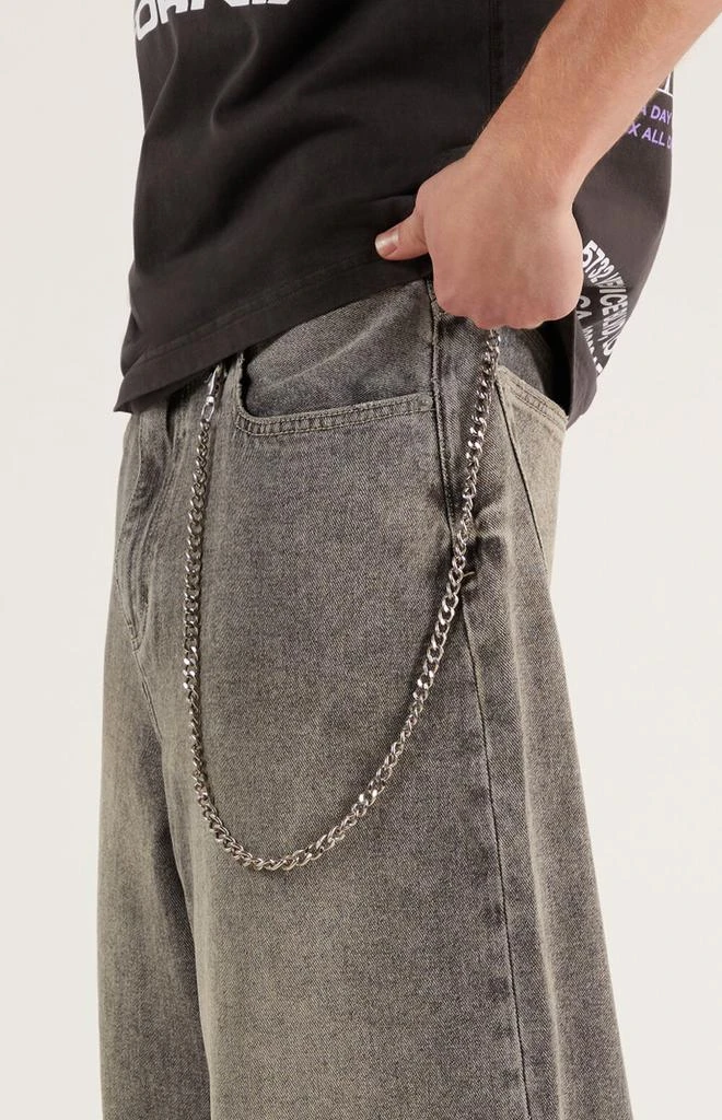 PacSun Ryder Chain Ultra Baggy Jeans Gray 2