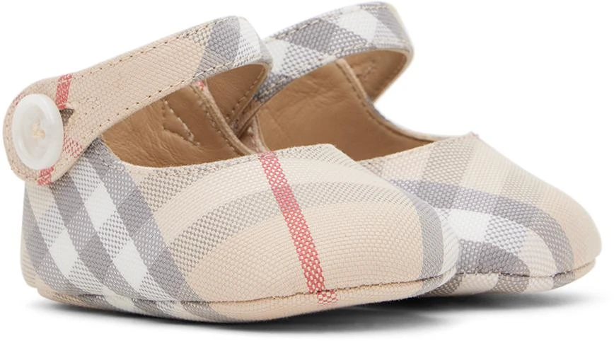 Burberry Baby Beige Check Mary Jane Pre-Walkers 4