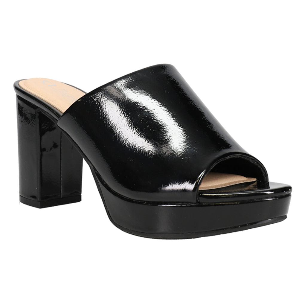 CL By Laundry Get On Platform Block Heel Sandals