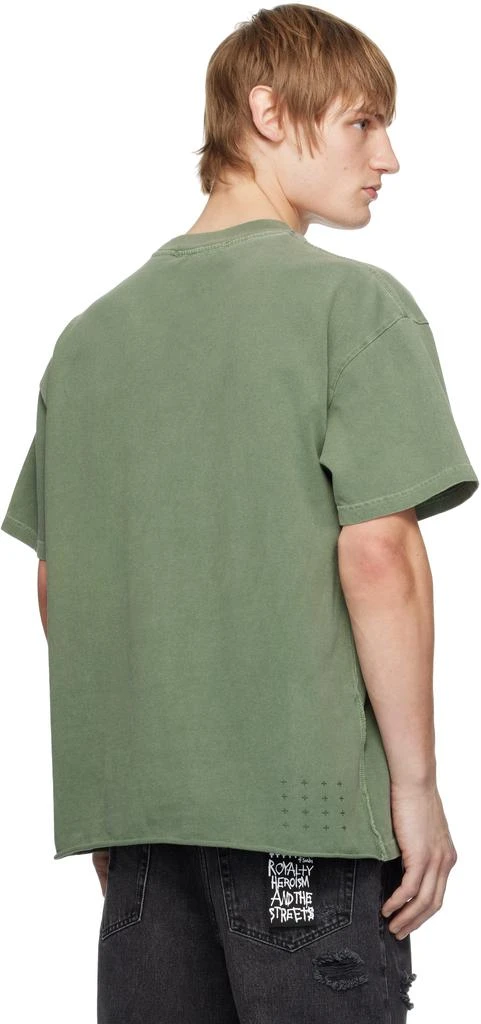 Ksubi Green World Order Ekcess Hash T-shirt 3