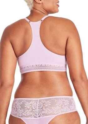 Bali Comfort Revolution Comfy Glam Longline Wirefree Bralette With Lace 2