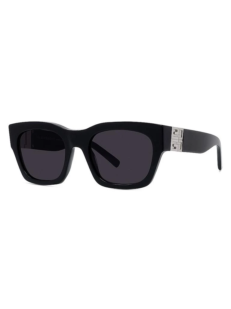 New Authentic Givenchy 55mm Square Sunglasses New Givenchy GV40072F 55V Coloured Havana/Blue 56-20-135  main image 4