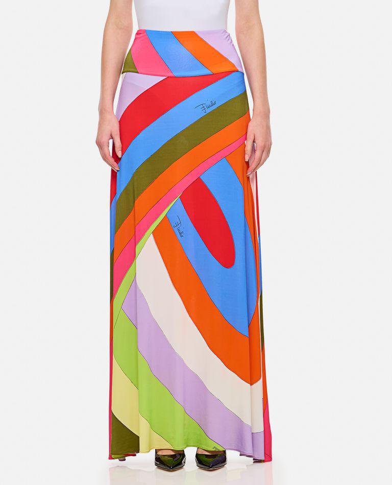 EMILIO PUCCI Jersey Satin Skirt