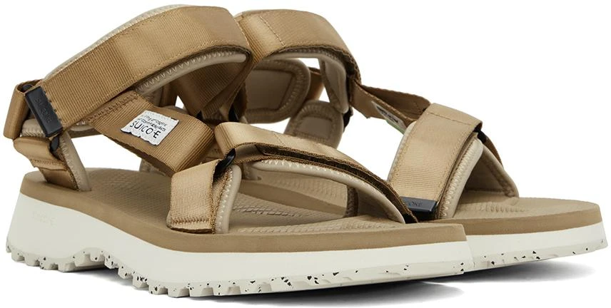 Suicoke Beige DEPA-2TRab Sandals 4