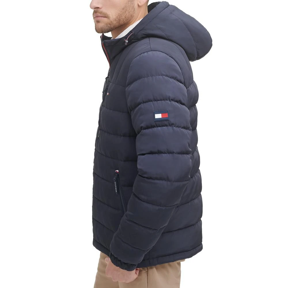Tommy Hilfiger Men's  Sherpa Lined Hooded Quilted Puffer Jacket 2