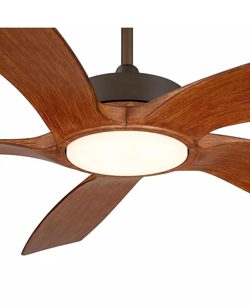 Casa Vieja 56" Modern Indoor Outdoor Ceiling Fan with LED Light Remote Oil-Rubbed Bronze Damp Rated Dimmable for Patio Exterior 4