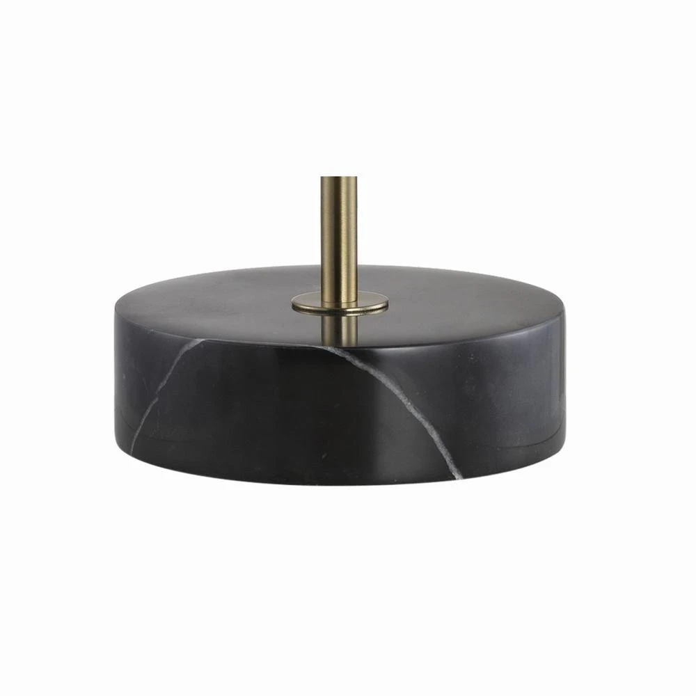 JONATHAN Y Chelsea 60" Metal/Marble Cone Shade LED Floor Lamp 5