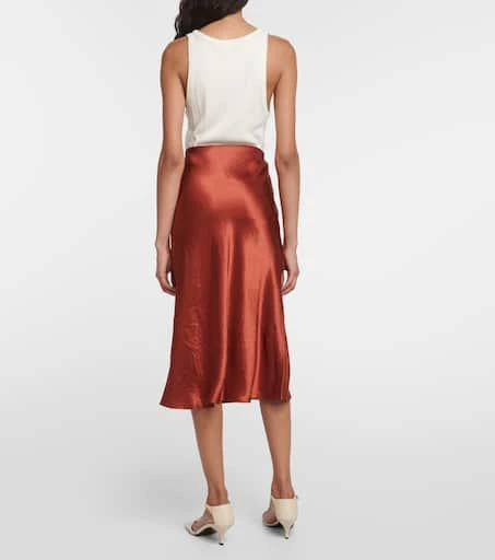 Vince Satin slip skirt 3