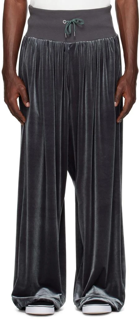 FUMITO GANRYU Gray Parkour Sweatpants 1