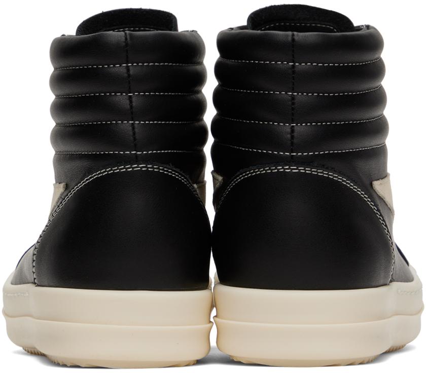 Rick Owens Black Porterville High Vintage Sneakers