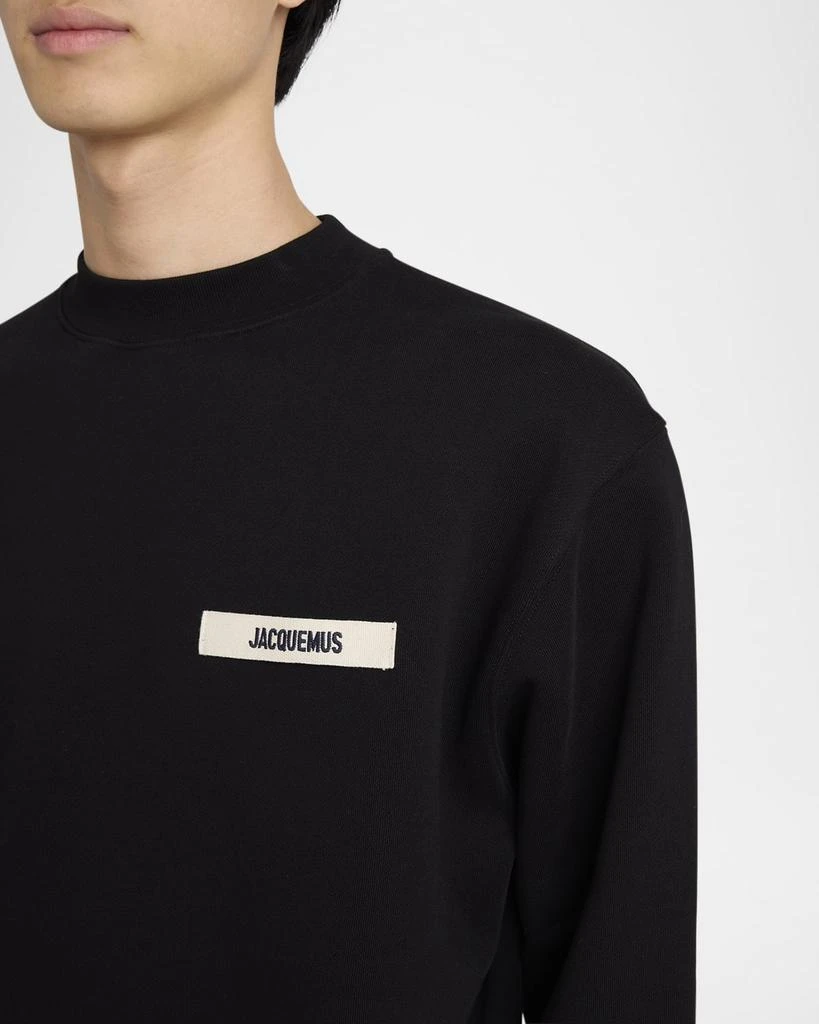 Jacquemus Men's Sweatshirt with Grosgrain Label 5