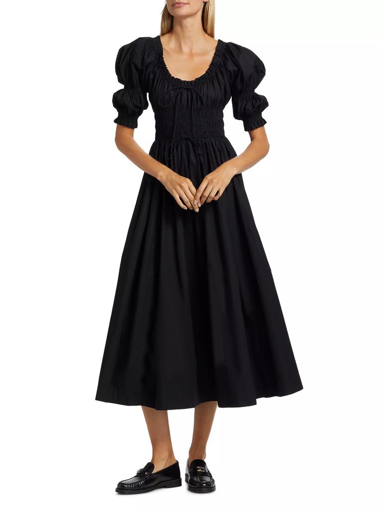 DÔEN Ischia Puff-Sleeve Dress