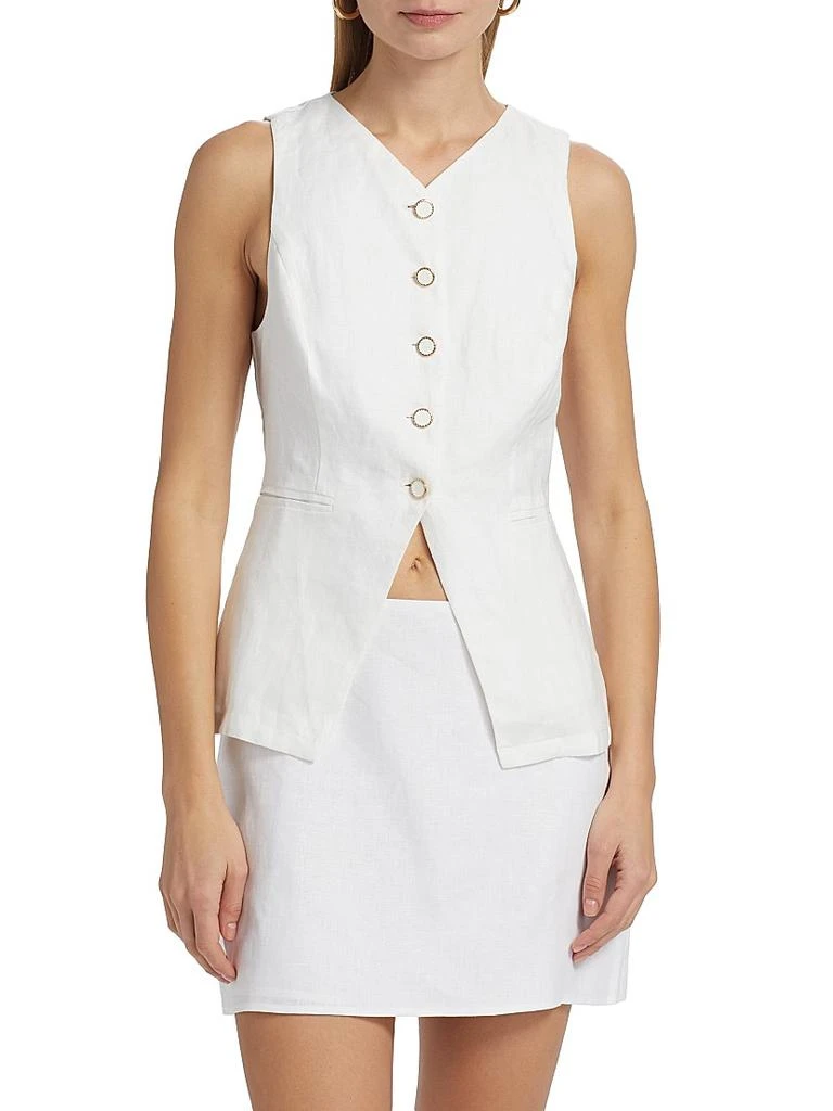 Reformation Aspen Linen Top 3
