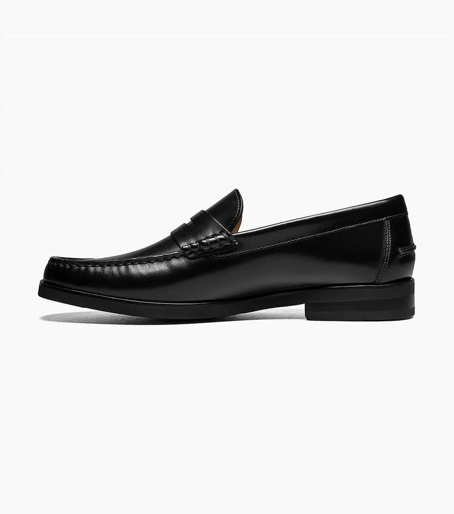 Florsheim Men's Berkley Flex Moc Toe Penny Loafer - Medium Width In Black 5