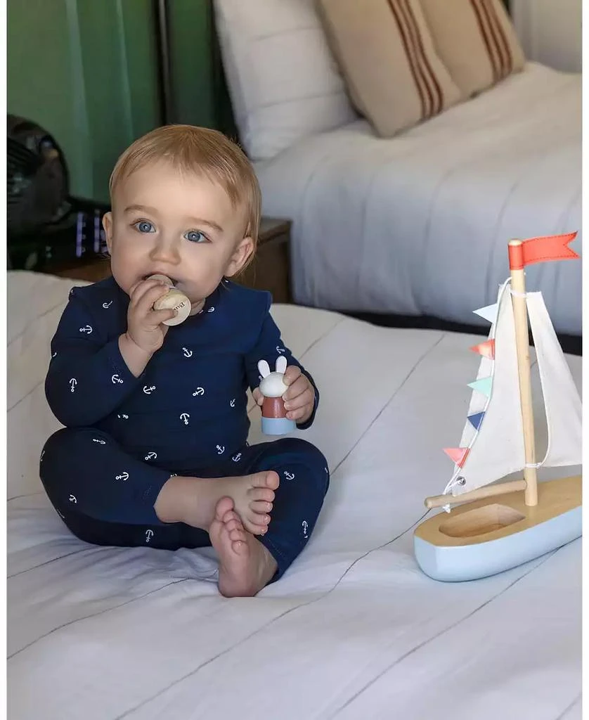 Memoi Little Boys 2 Piece "Seas The Day" Rayon Blend Pull-On Pajama Set 2