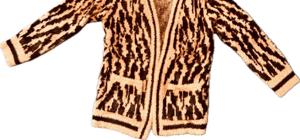 Design History Design History - Mocha Combo LS Cardigan Sweater