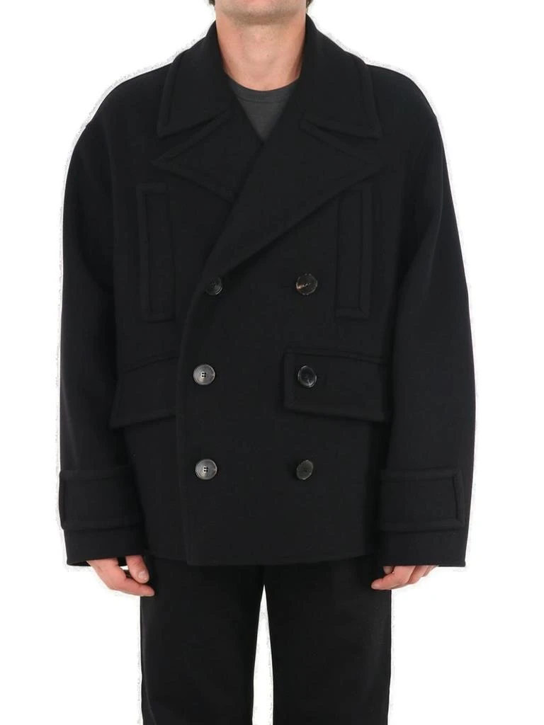 Valentino Valentino Double-Breasted Tailored Peacoat 3