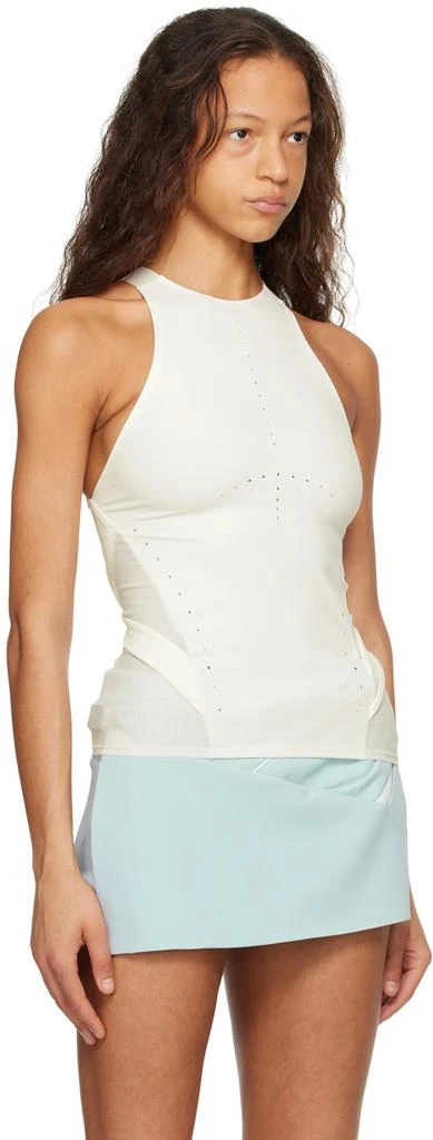 Hyein Seo White Perforated Tank Top 4