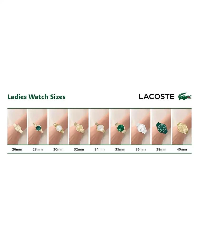 Lacoste Women's L.12.12 Multi Black Silicone Strap Watch 4