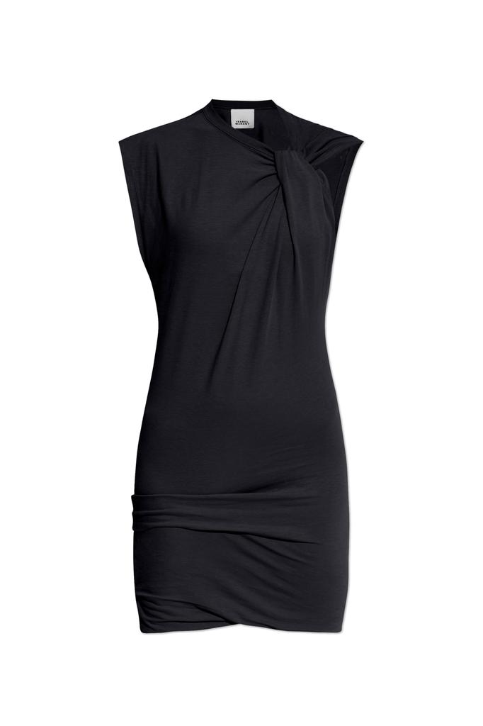 ワンピース Isabel Marant Black crepe Lazeli mini dress Isabel Marant BLACK CREPE LAZELI MINI DRESS - Dresses
