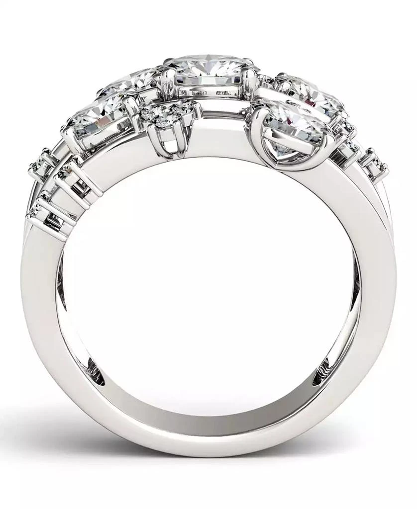 Charles 
Colvard Moissanite Galaxy Fashion Ring (3-1/8 ct. t.w. Diamond Equivalent) in 14k White Gold 2