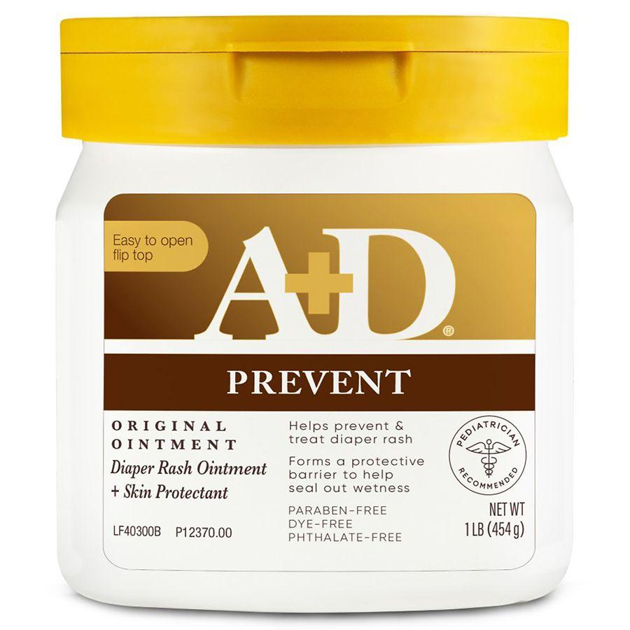 A+D Original Diaper Rash + Skin Protectant Ointment