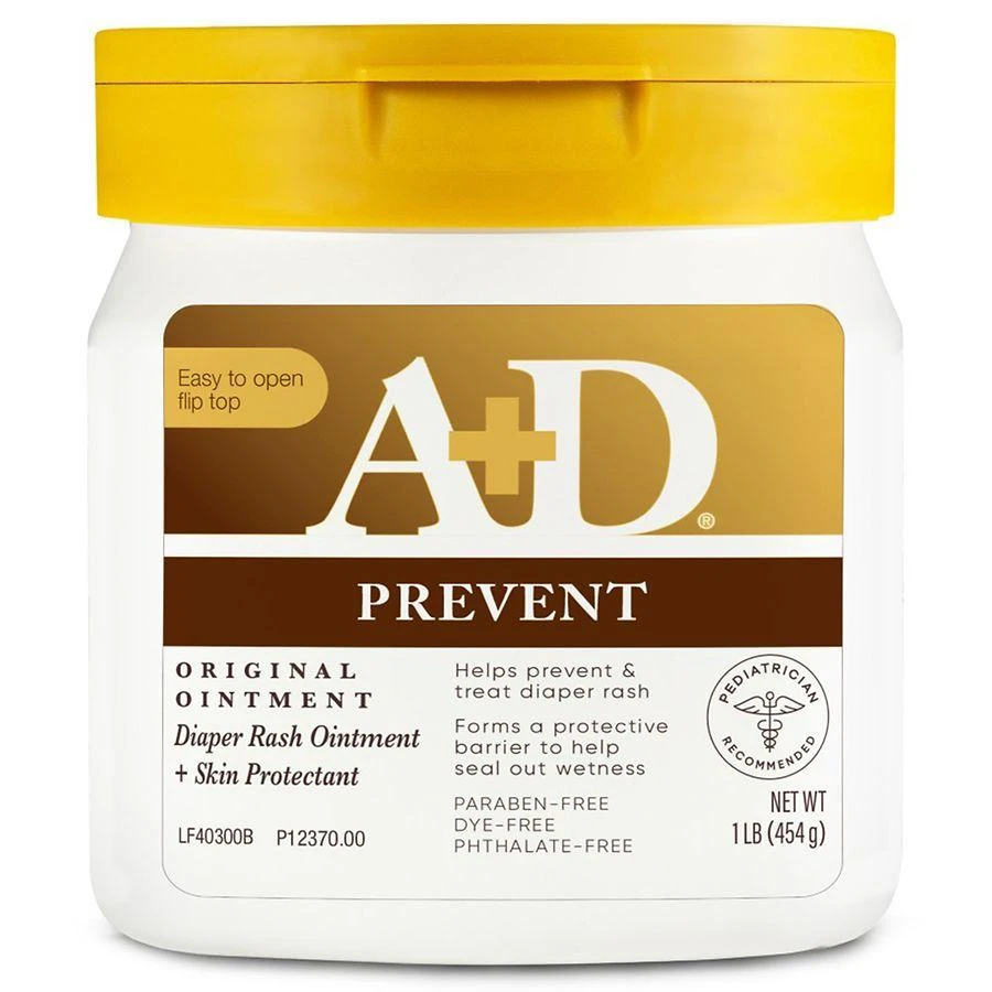 A+D Original Diaper Rash + Skin Protectant Ointment 1