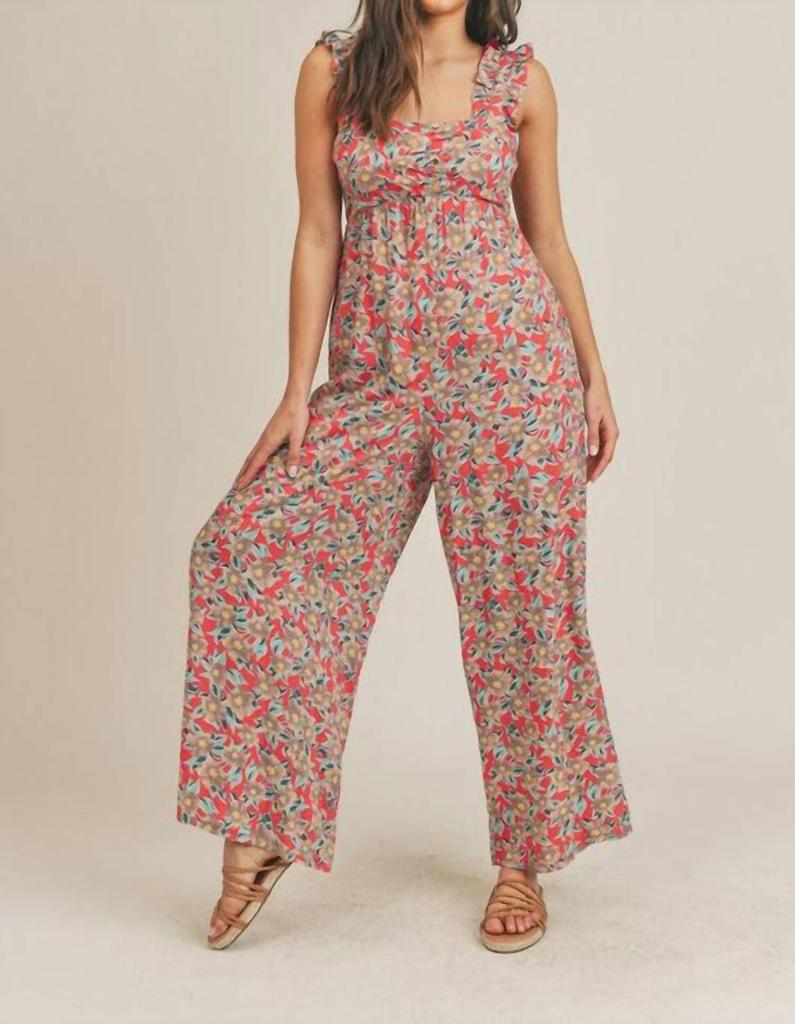 Merci Floral Jumpsuit