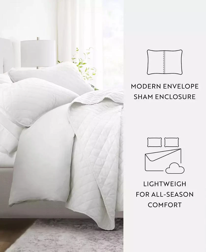 IENJOY HOME Diamond Stitch 3-Pc. Lightweight Quilt Set 5