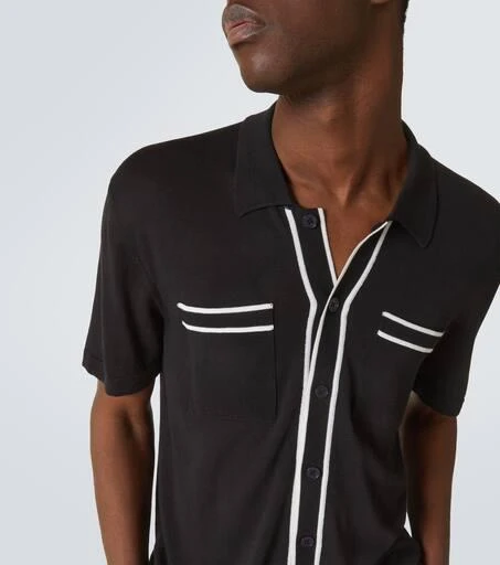 Orlebar Brown Cotton and silk polo shirt 5