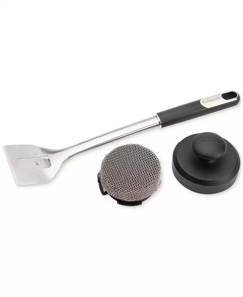 Cuisinart 3-in-1 Stainless Steel Chainmail Grill Cleaner 2