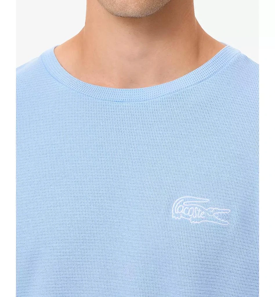Lacoste Men
s Exclusive Crocodile Waffle-Knit Thermal Shirt 6