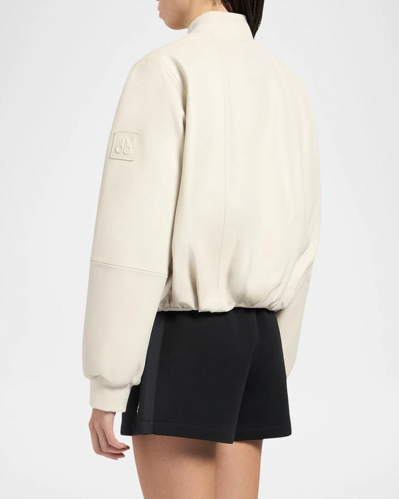 Moose Knuckles Cardin Leather Bomber Jacket 3