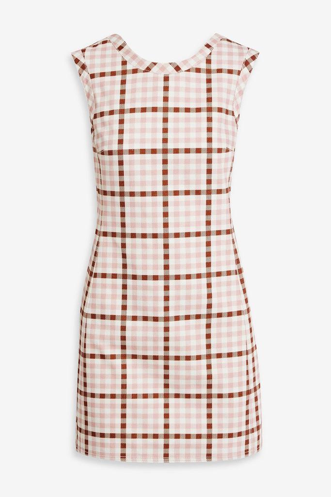 Emilia Wickstead Emmy gingham cotton-twill mini dress