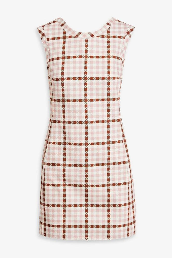 Emilia Wickstead Emmy gingham cotton-twill mini dress 1