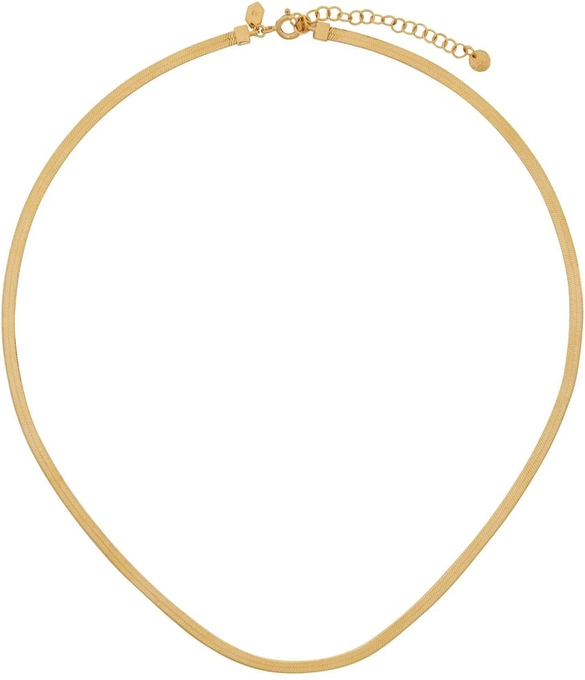 Maria Black Gold Mio Chain Necklace 1