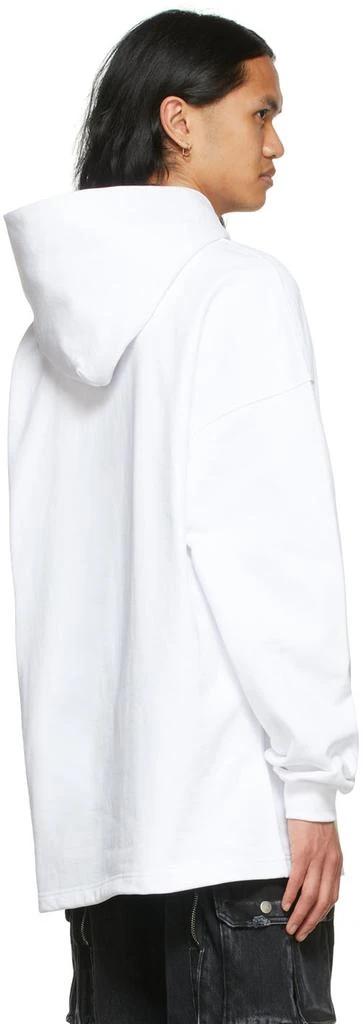 We11done White Cotton Hoodie 3