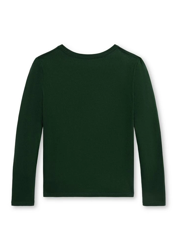 Ralph Lauren Girls 7-16 Polo Bear Cotton Long-Sleeve Tee 2