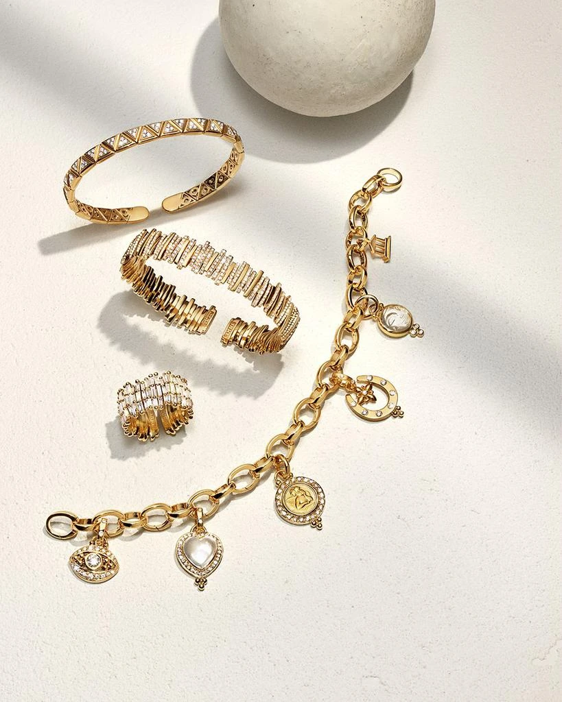 Temple St. Clair 18K Gold 10mm Angel Pendant with Diamond Pavé 4
