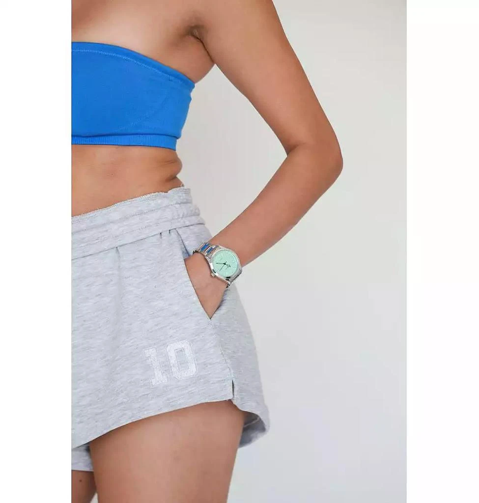 Peugeot Women's 36mm Sport Watch with Blue Dial and Stainless Steel Bracelet 3