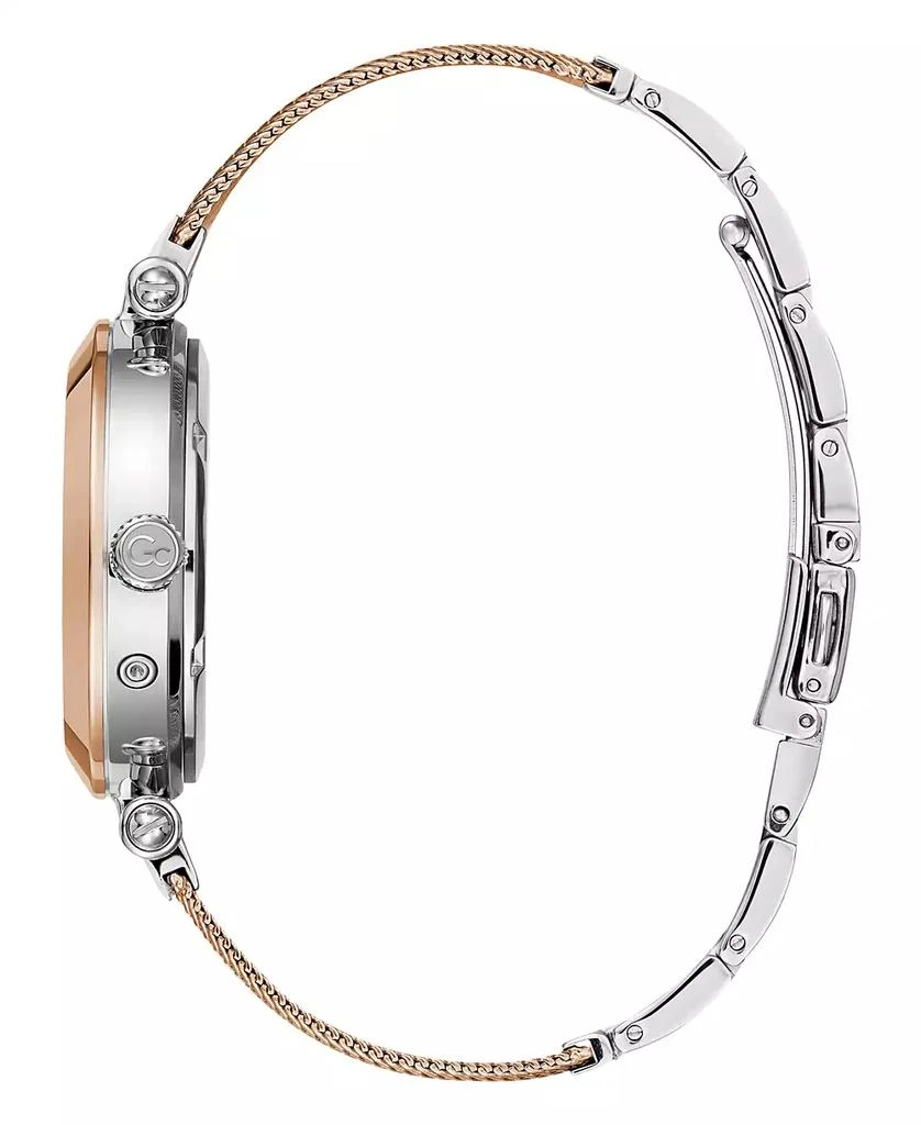 GUESS Gc Women's Prime Chic Mesh Rose-Gold Stainless Steel Mesh Bracelet Watch 36.5mm 2