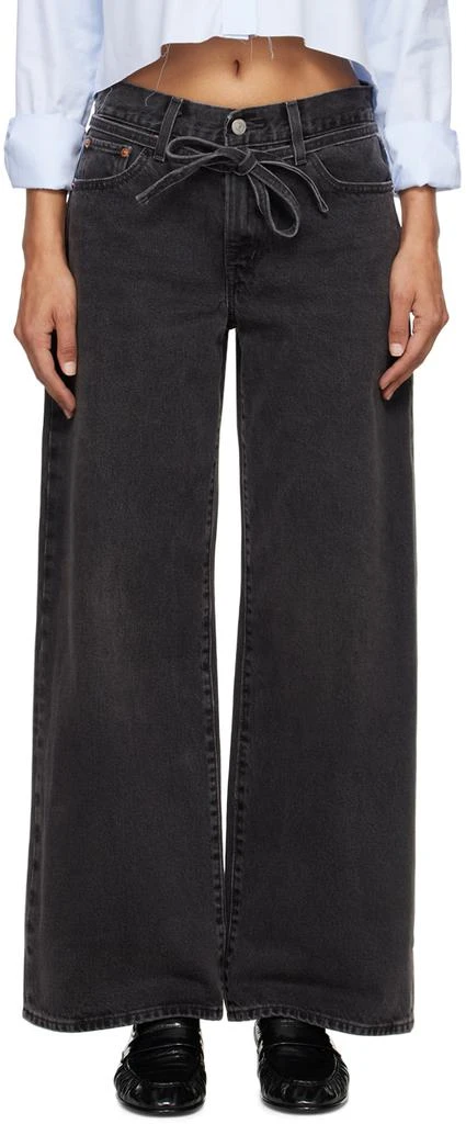 Levi's Black XL Straight Jeans 1