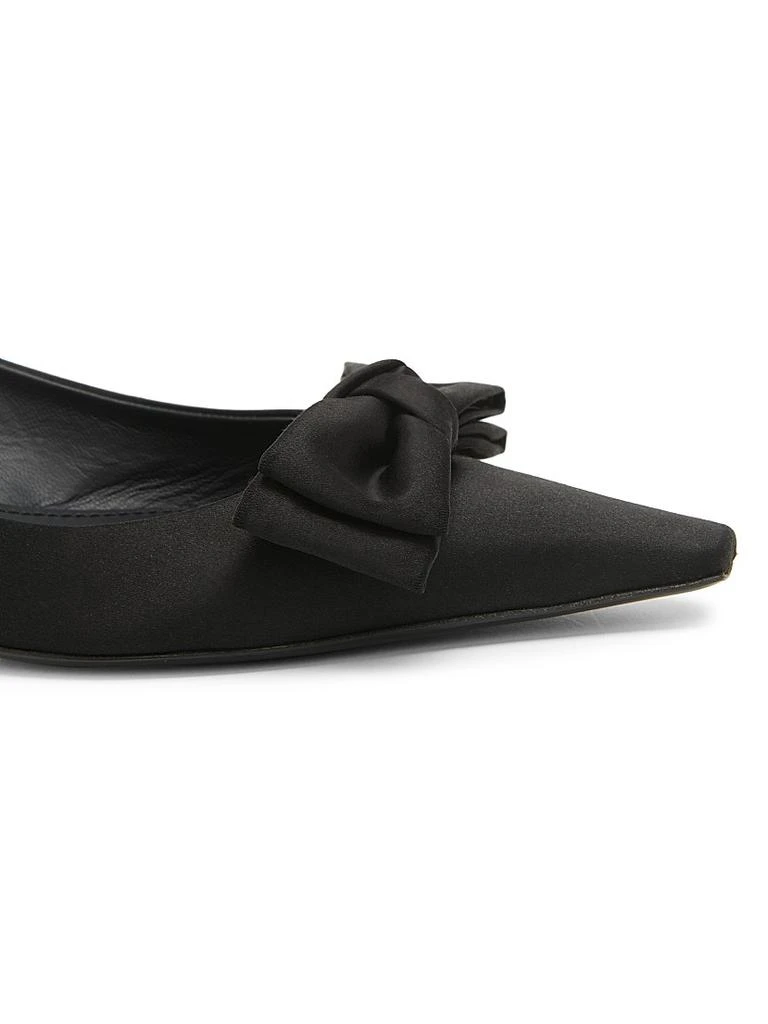 Dolce
Gabbana 30MM Bow-Detailed Satin Kitten-Heel Pumps 6