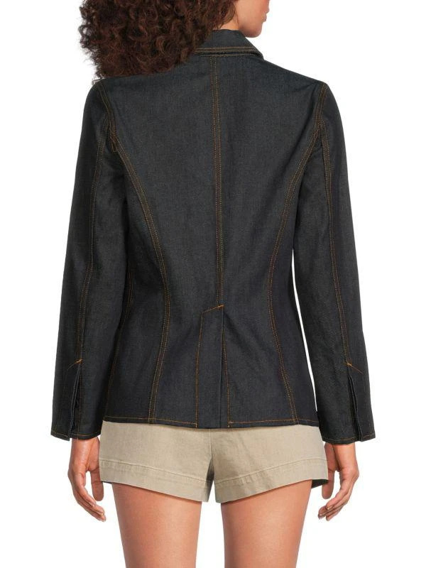 A.L.C. Stevie Stretch-Cotton Denim Jacket 2