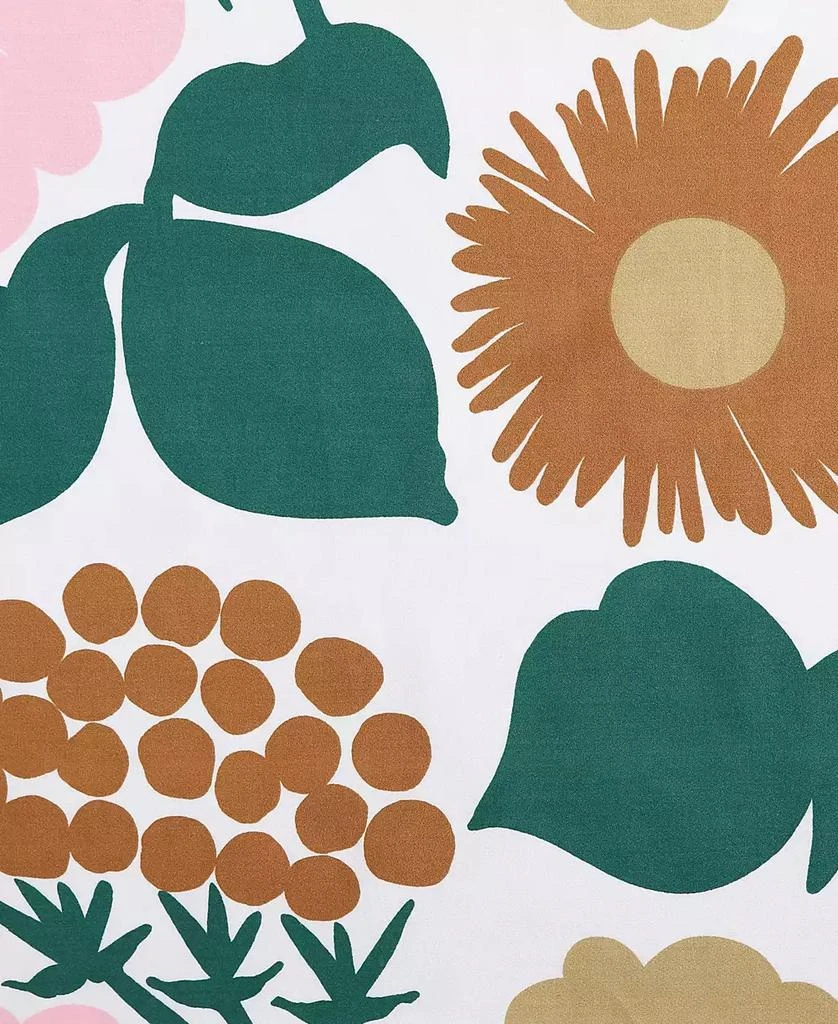 marimekko CLOSEOUT! Pieni Kukkatori Cotton 3 Piece Duvet Cover Set 9