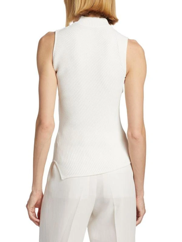 Totême Asymmetric Rib-Knit Top 2