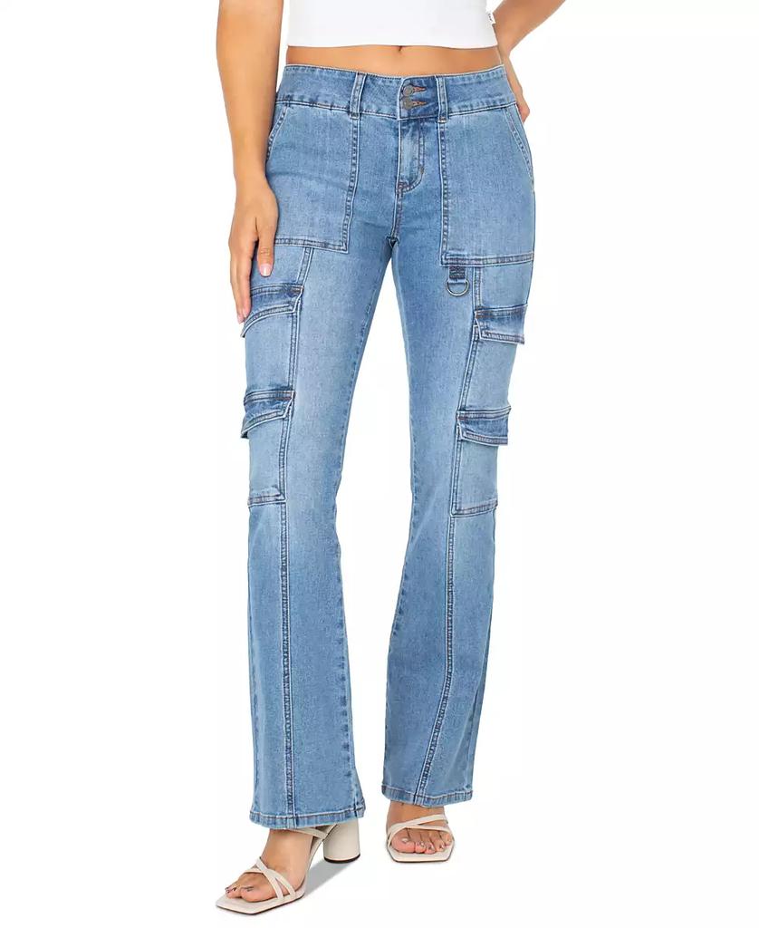 Celebrity Pink Juniors' Bootcut Cargo Jeans