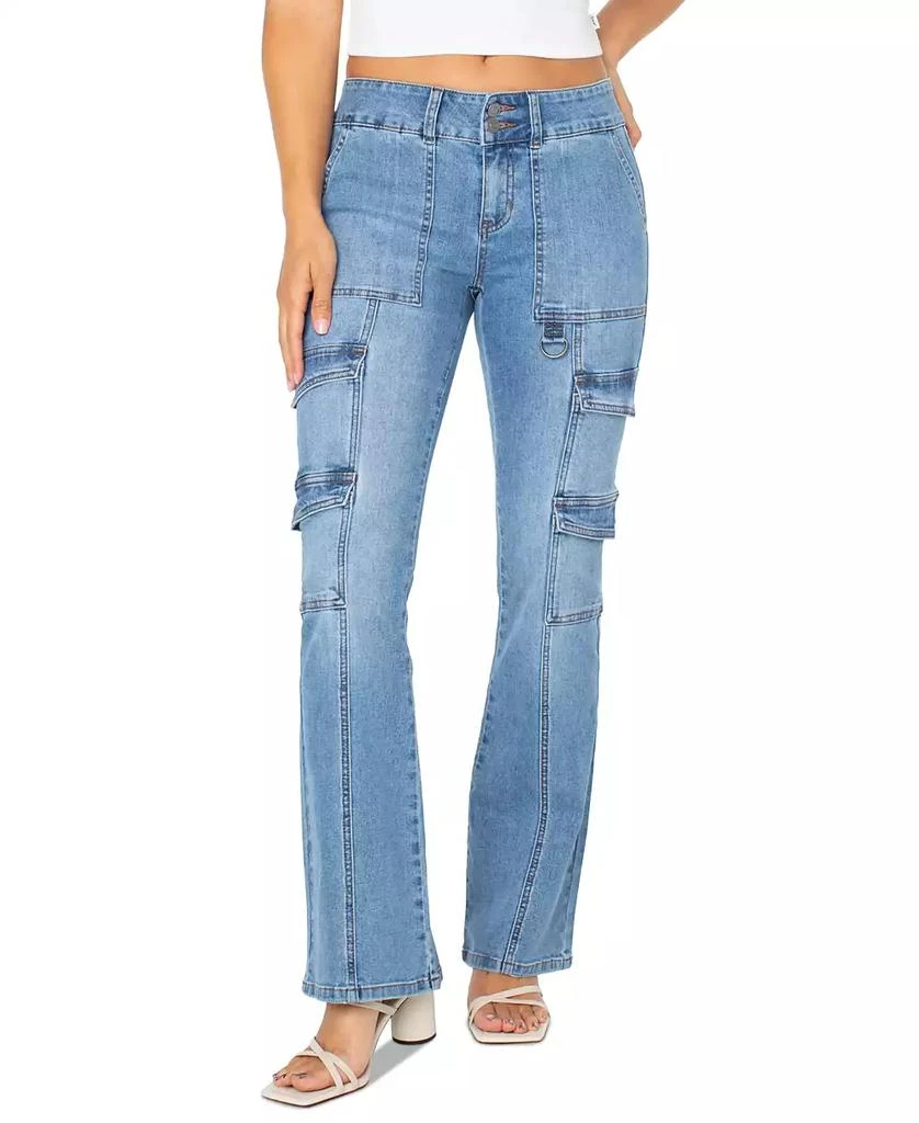 Celebrity Pink Juniors' Bootcut Cargo Jeans 1