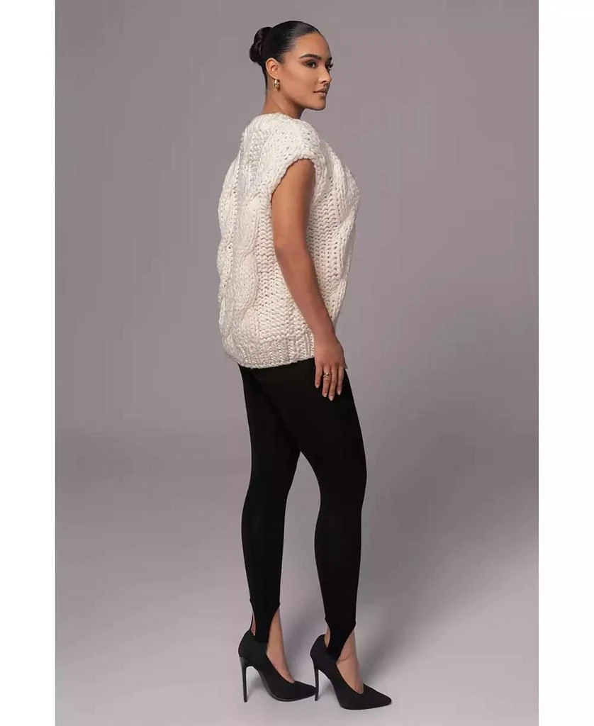 JLUXLABEL Women's Mari Cable Knit Vest 5